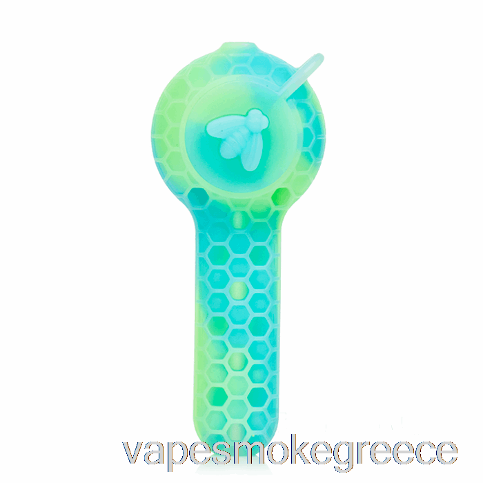 Vape Greece Stratus 2 σε 1 κουτάλι σιλικόνης Aqua Glow (uv Blue / Uv Green)